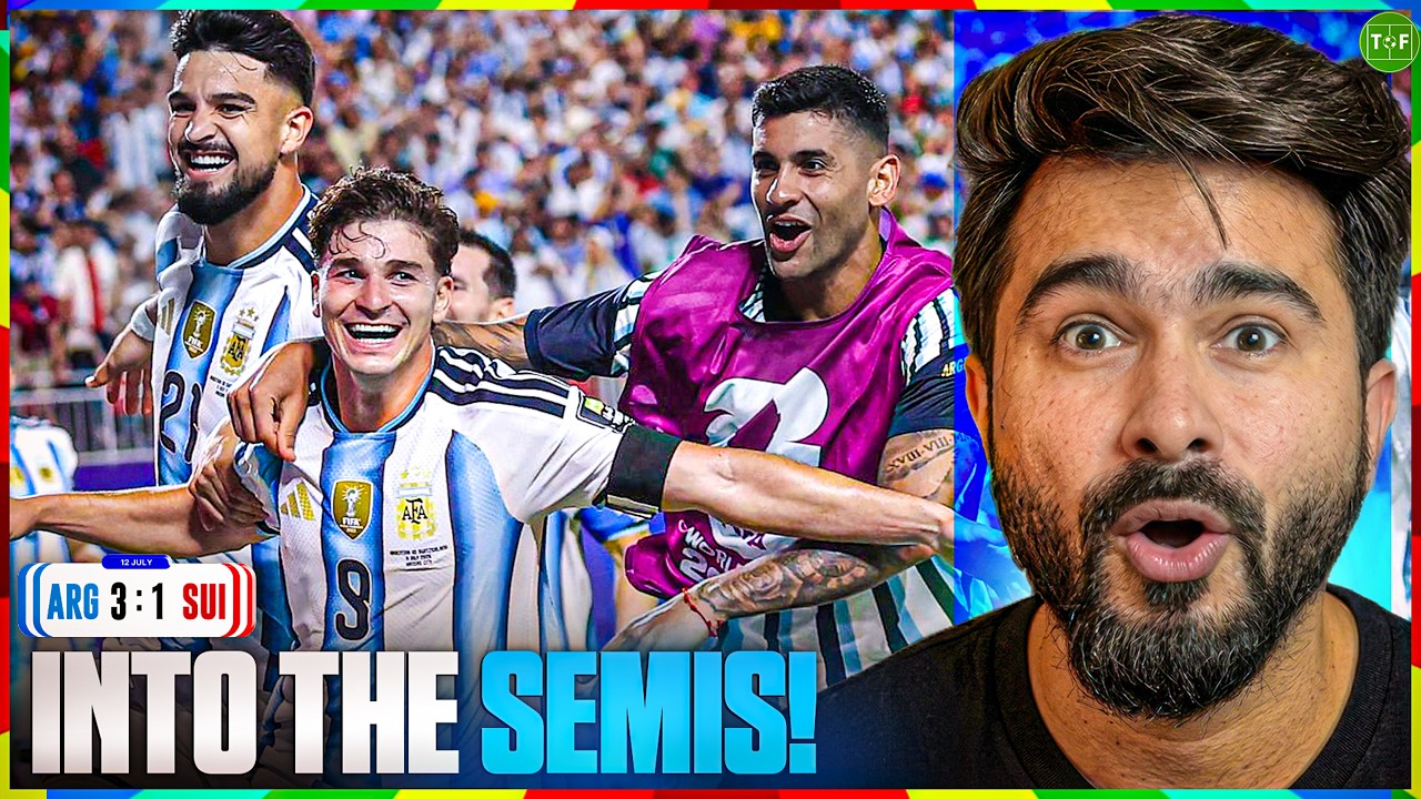 ALVAREZ BANGER!! Argentina vs England Set in The Semi Finals! background