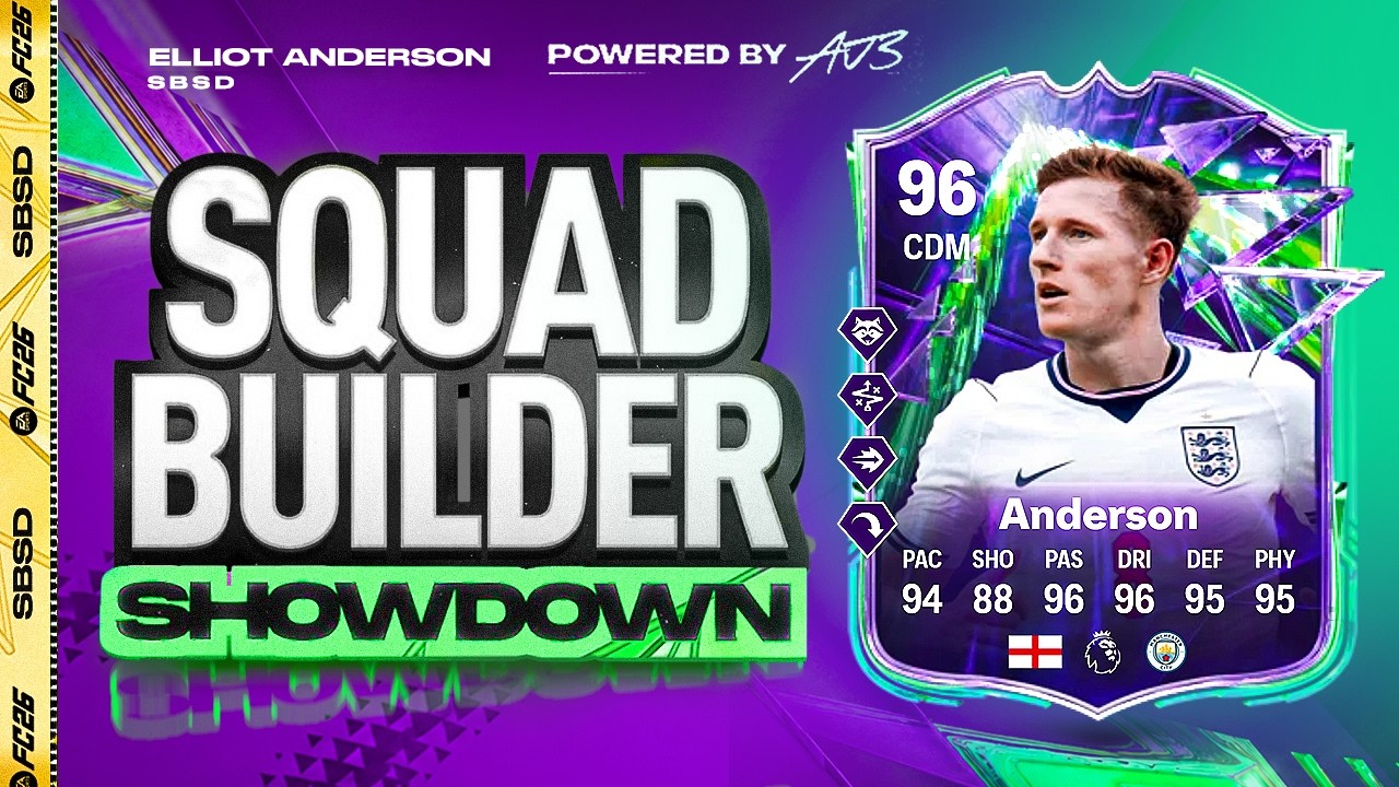 FC26 Squad Builder Showdown! WORLD CUP ELLIOT ANDERSON!!! background