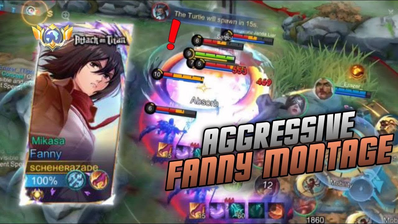 AGGRESSIVE FANNY MONTAGE PT 2 | MLBB backdrop