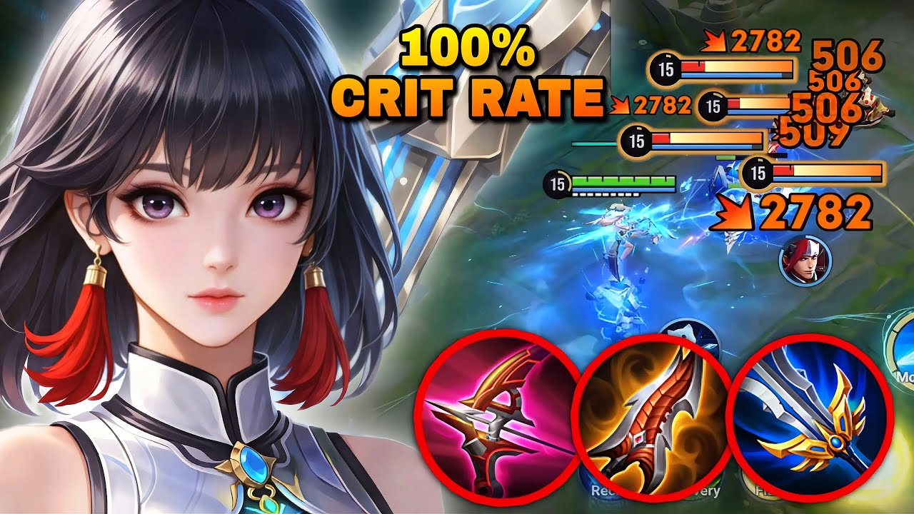 TOP 1 FLOWBORN 100% CRITICAL RATE BUILD KITING ENEMIES IN FARM LANE! | HONOR OF KINGS background