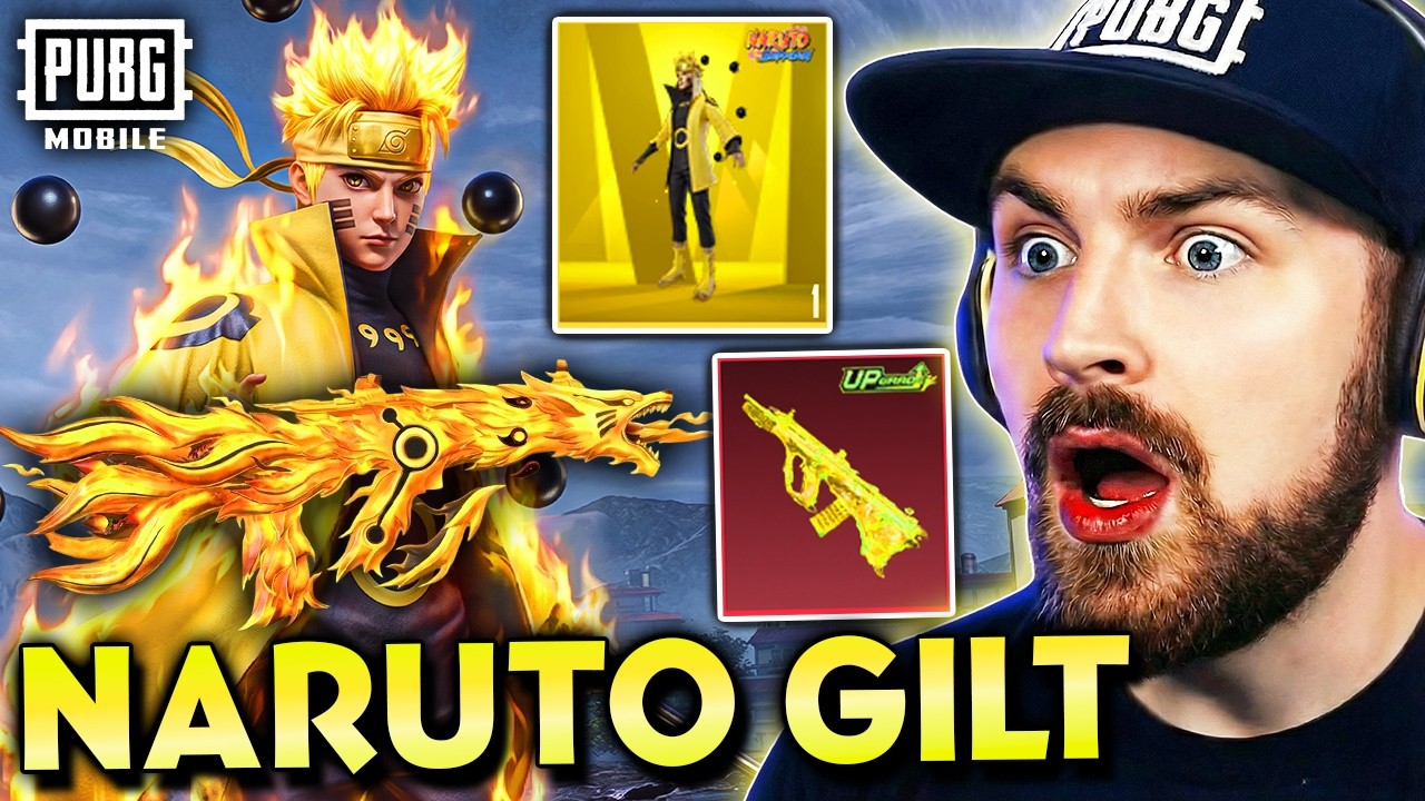 UZUMAKI NARUTO GILT CRATE OPENING! PUBG MOBILE background