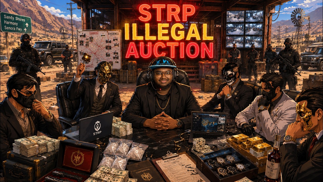 🔴LIVE Today Auction Guys #strp#gta#fivem background