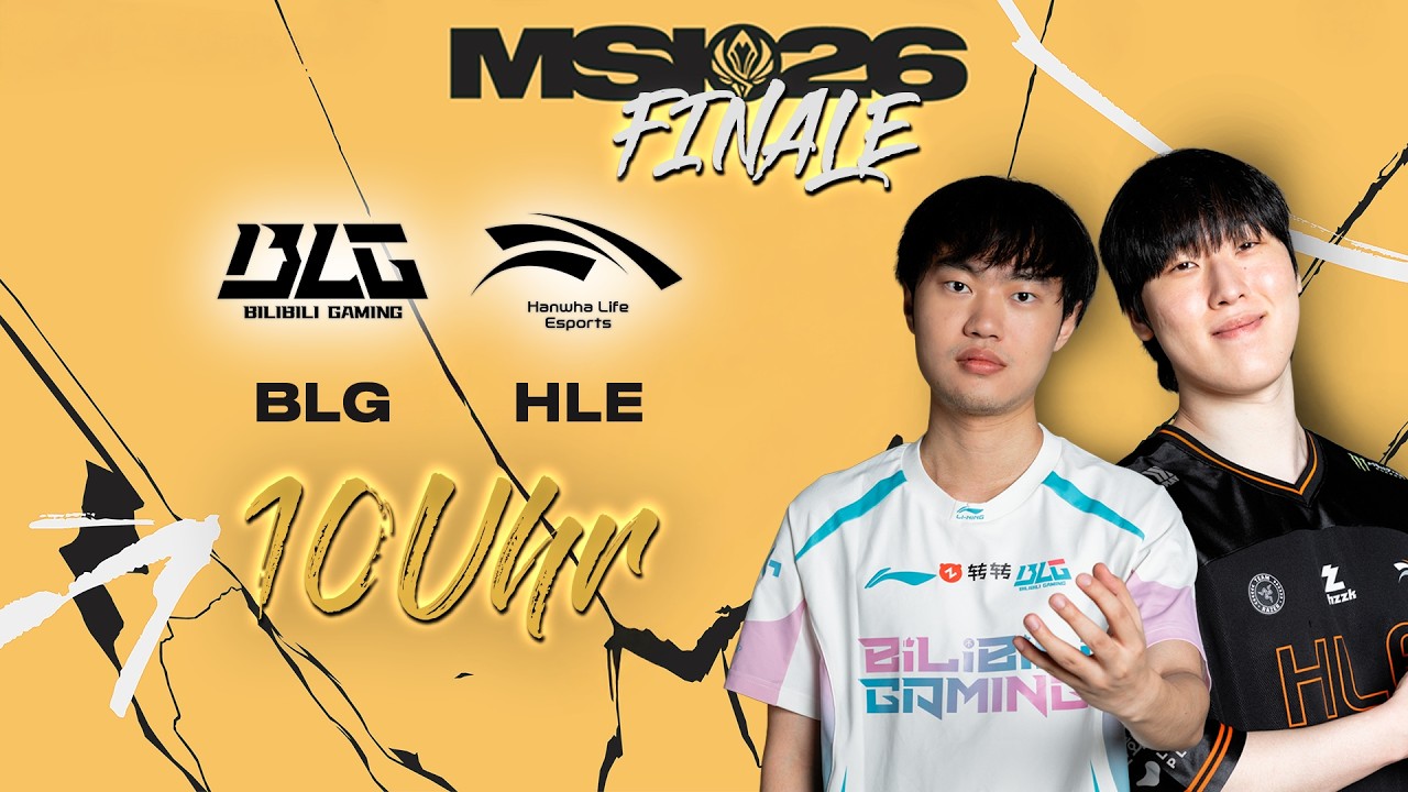 🔴 BLG vs HLE - DAS MSI 2026 FINALE 🔴 MSI 2026 Tag 13 | BO5 - MAINSTAGE🔴 background