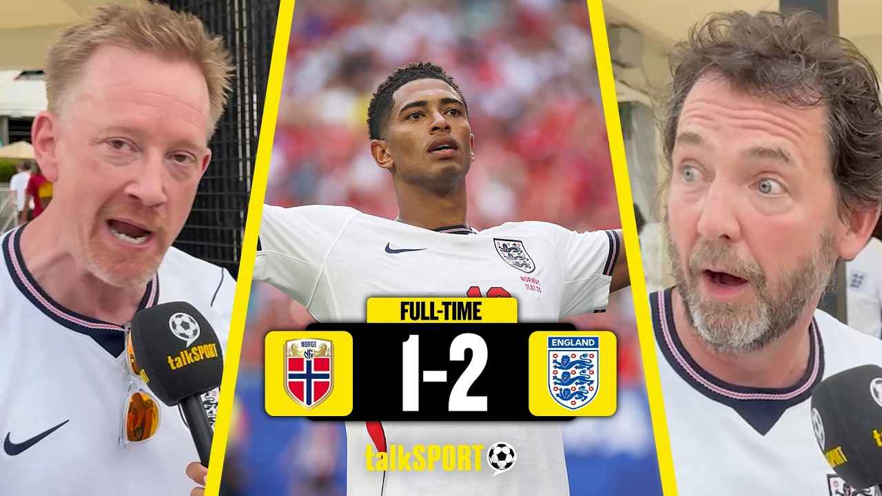 "BEST DAY OF MY LIFE!" England Fans REACT to 2-1 Win Over Norway in World Cup Quarter-Final! background