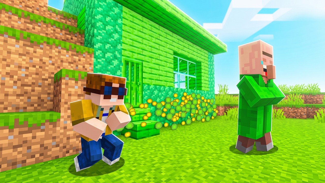 ICH FINDE die GEHEIMEN HÄUSER der VILLAGER! (Minecraft) background