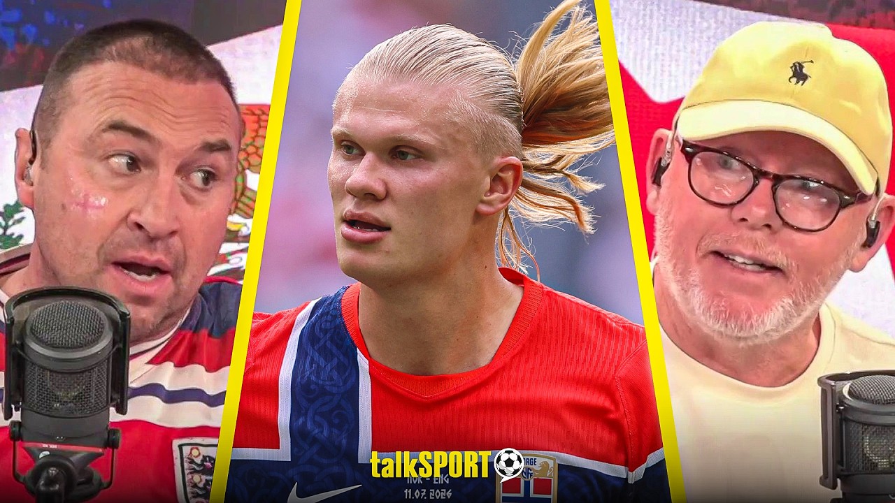 "We Got AWAY WITH ONE!" Jason Cundy & Perry Groves DEBATE Haaland's FOUL on Elliot Anderson background