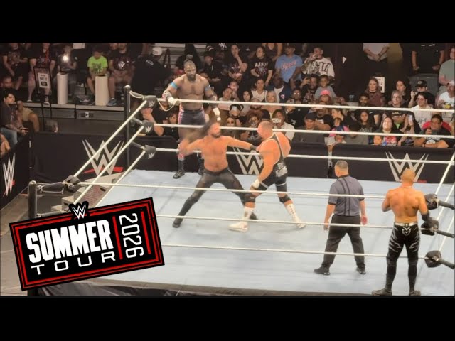 The Vision vs Oba Femi & Seth Rollins Full Match - WWE Summer Tour 7/11/2026 background