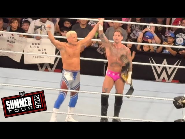 WWE Live Summer Tour Las Cruces Full Show | Pan American Center - July 11 2026 background
