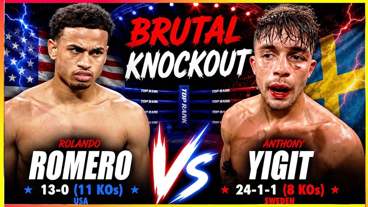 BRUTAL KNOCKOUT That Shocked The World | Rolando Romero vs Anthony Yigit background