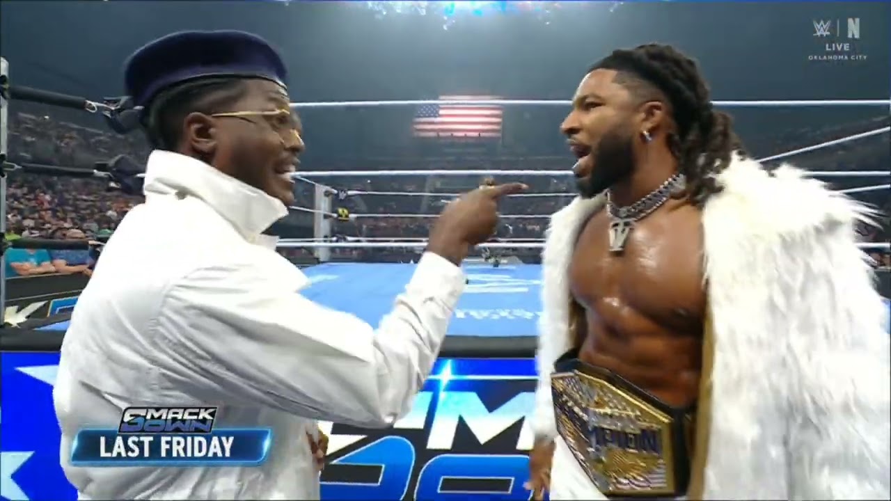 WWE SMACKDOWN CARMELO HAYES VS TRICK WILLIAMS 07/11/26 background