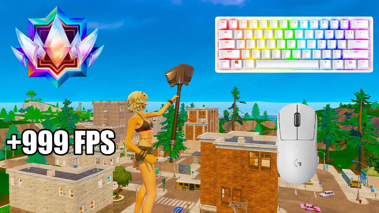 SteelSeries Apex Pro TKL ASMR đŽ Fortnite OG Ranked Reload đ Satisfying Keyboard Fortnite 900 FPS 4K background