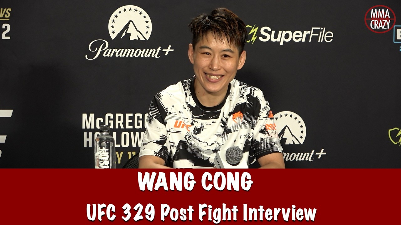 Wang Cong speaks on illegal knee to Tracy Cortez, “I’m hunting Valentina Shevchenko” background