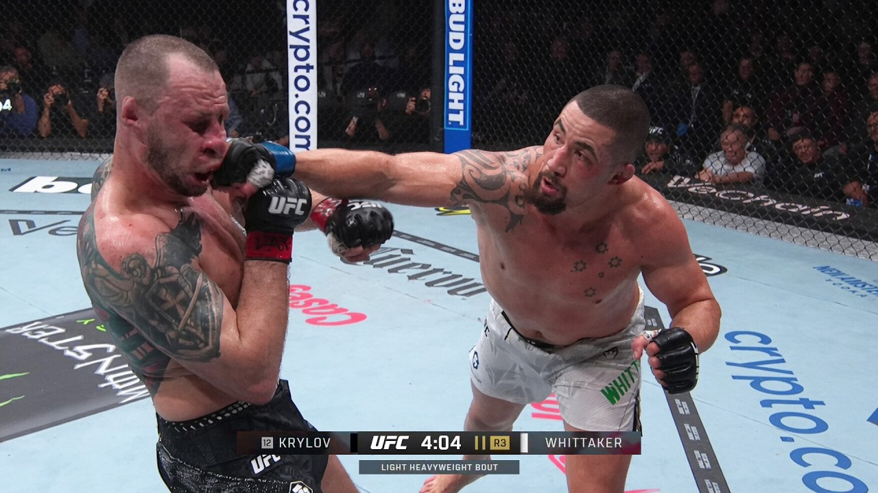 Nikita Krylov vs Robert Whittaker FULL FIGHT HIGHLIGHTS | UFC 329 background