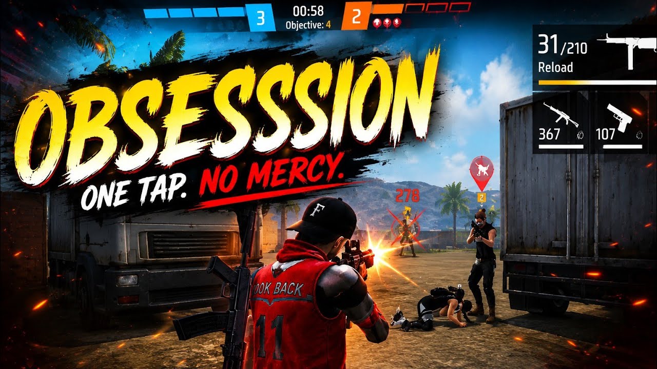 OBSESSED WITH THE GAME 😈 || Free Fire Montage 2026 🔥 #freefire background