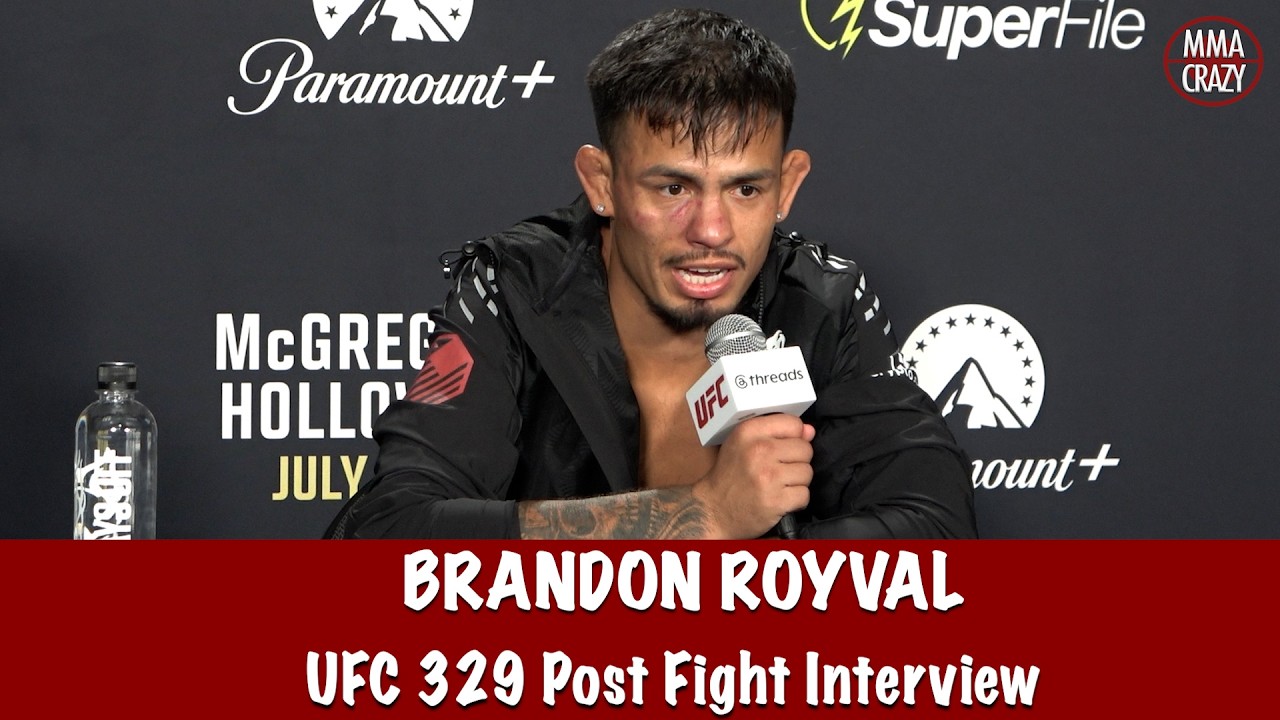 Brandon Royval speaks on his WAR with Lone'er Kavanagh at UFC 329 background