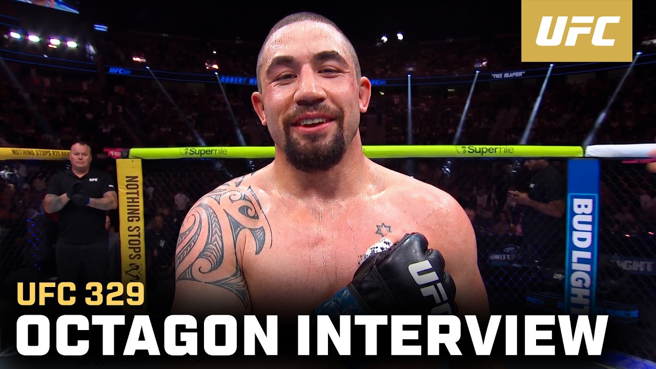 Robert Whittaker Octagon Interview | UFC 329 background