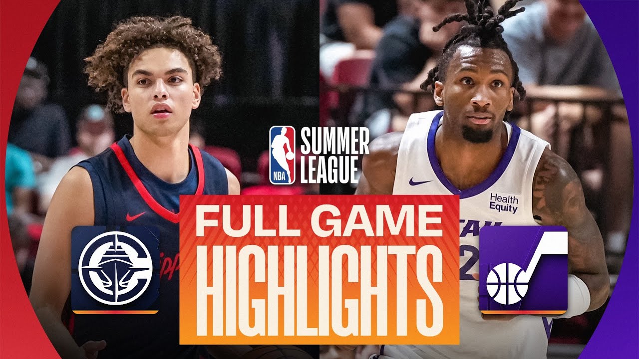 CLIPPERS vs JAZZ | LAS VEGAS SUMMER LEAGUE | FULL GAME HIGHLIGHTS | July 12, 2026 background