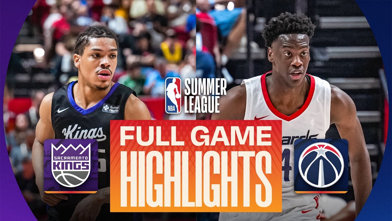 KINGS vs WIZARDS | LAS VEGAS SUMMER LEAGUE | FULL GAME HIGHLIGHTS | July 12, 2026 background