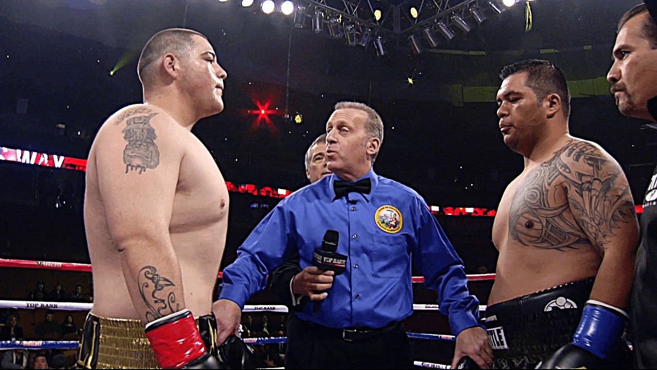 Andy Ruiz (USA) vs Francisco Diaz (Mexico) BOXING KNOCKOUT HIGHLIGHTS background