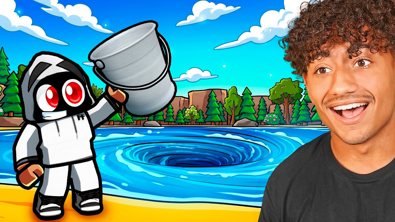 ROBLOX DRAIN THE LAKE! background