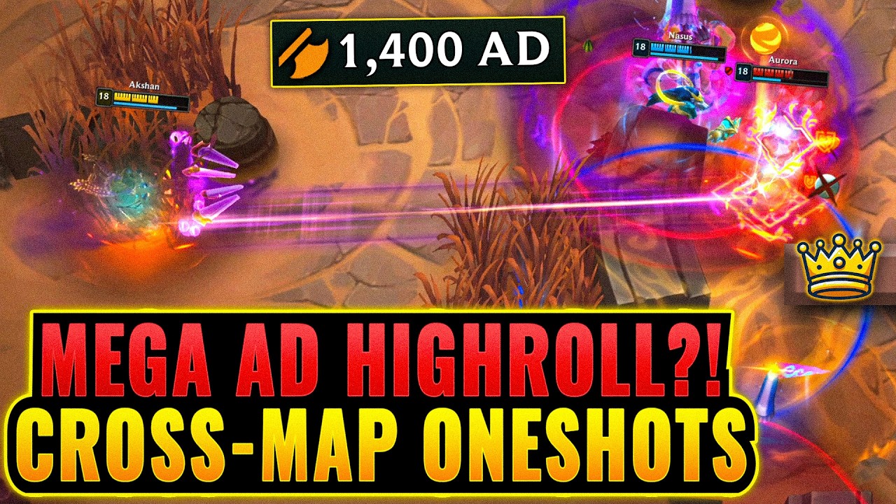 Cross Map One-Shots: Hidden OP Ability in Arena? 1400 AD Highroll | League Arena Gameplay background