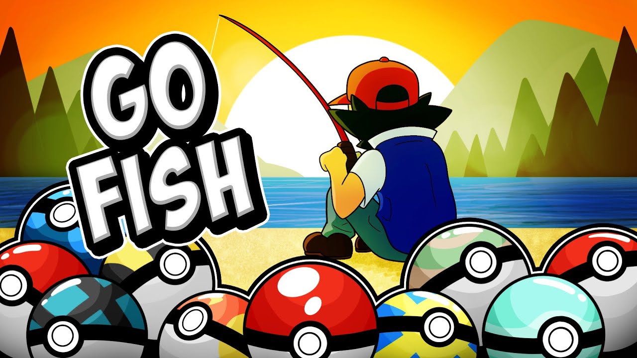 We Play Pokemon Go Fish, Then We Battle! background