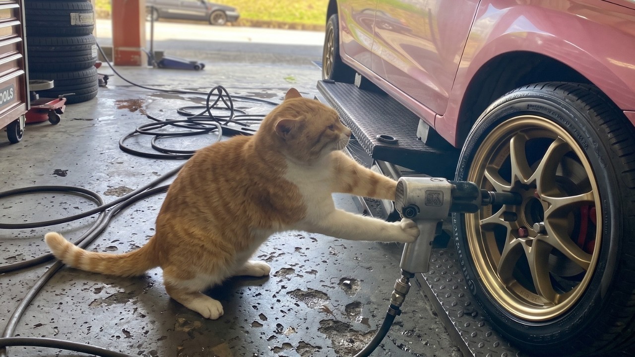 When Your Cat Goes Full IQ Mode background