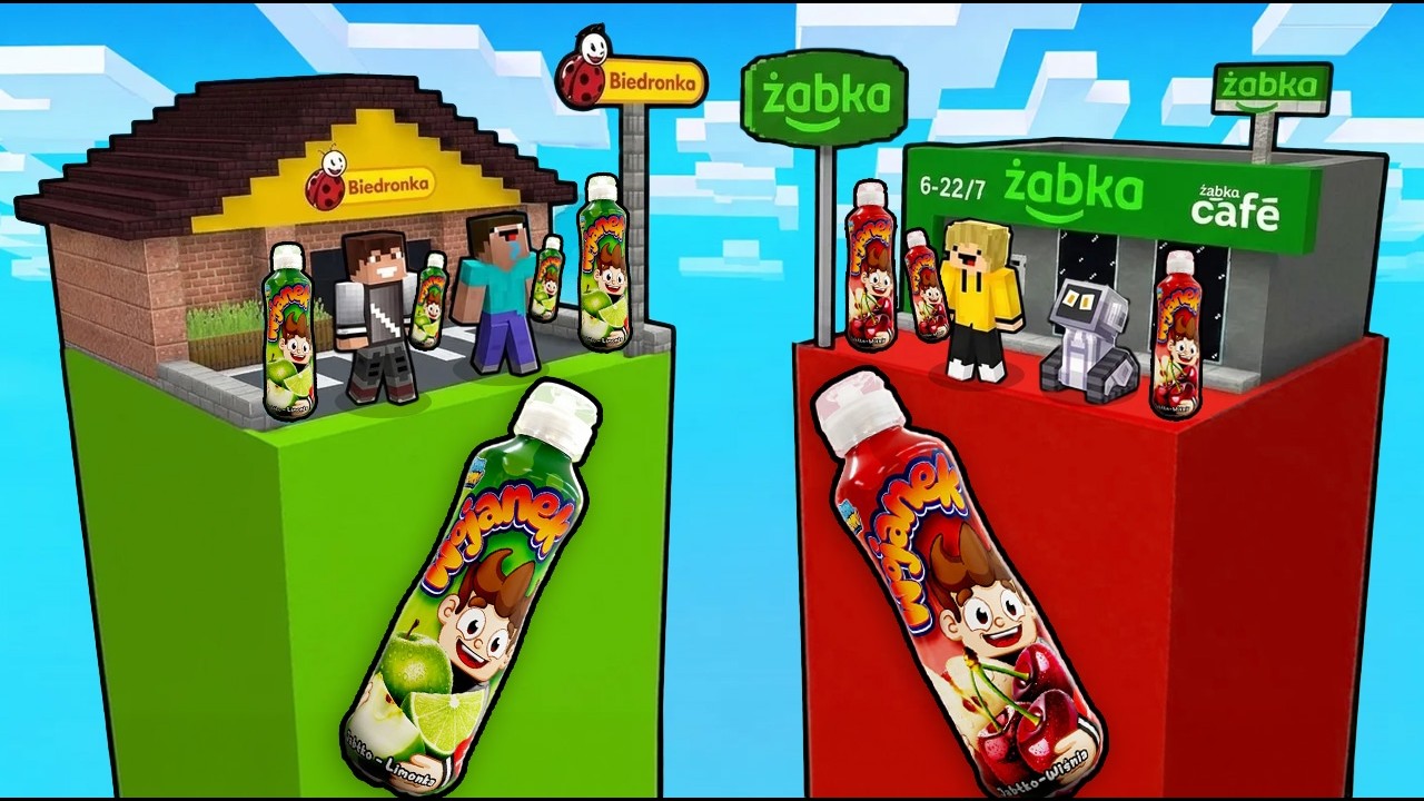 WYSPA ZIELONEGO VS CZERWONEGO WOJANKA w Minecraft! background