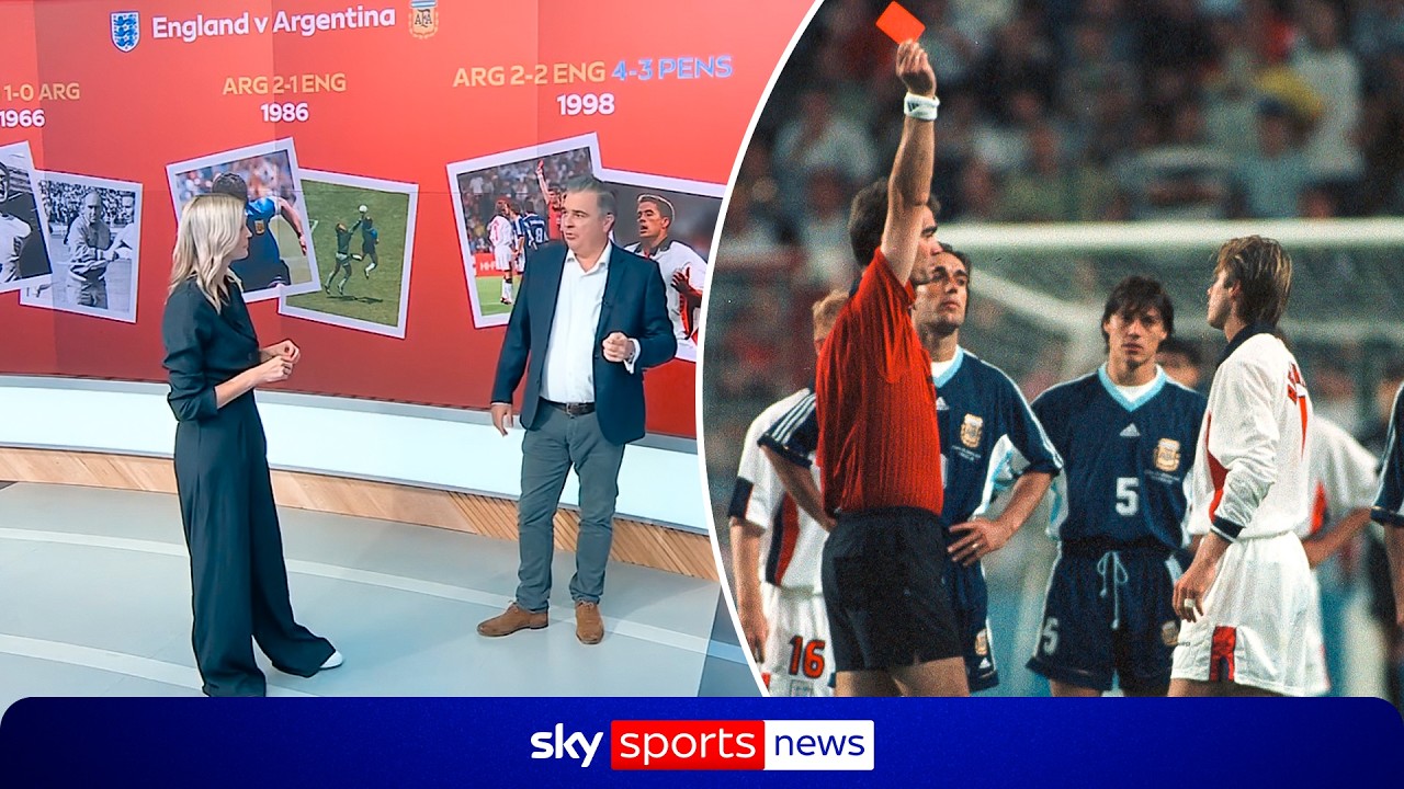 England vs Argentina | The entire timeline of one of the World Cup's biggest rivalries background