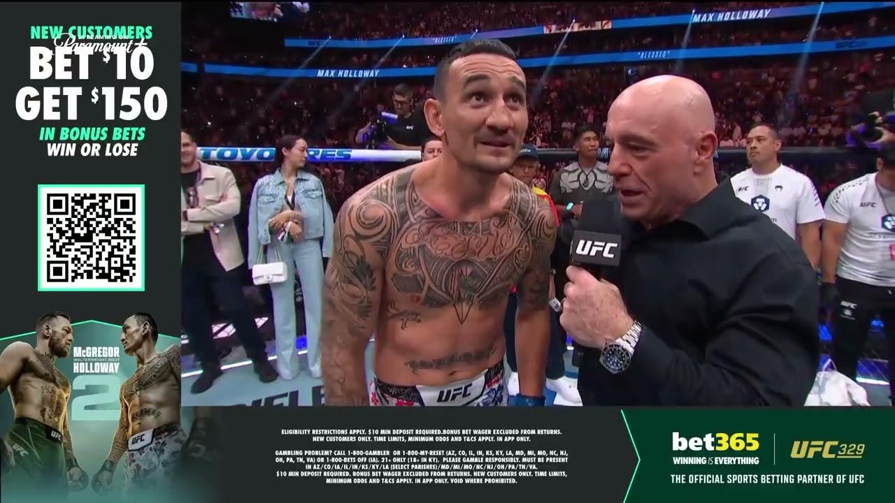 Max Holloway's Octagon Interview | UFC 329 background