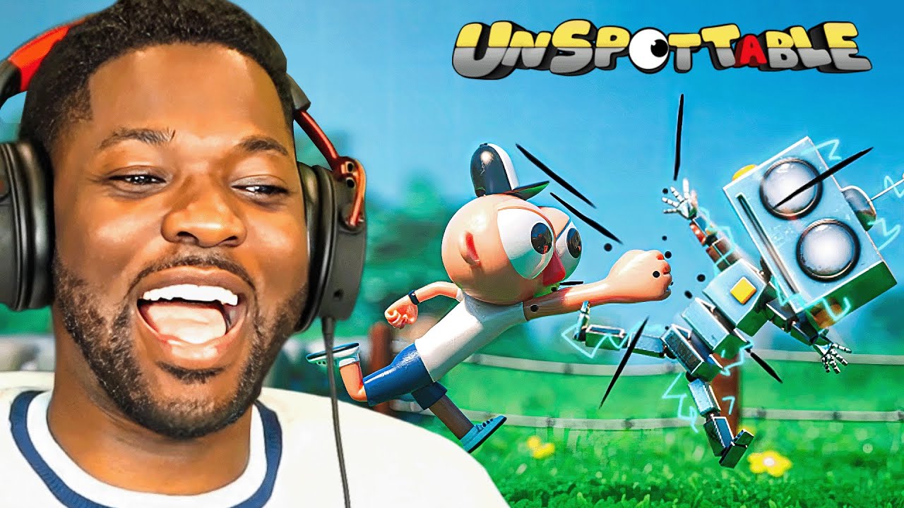 A GAME JUST AS IGNORANT AS GANG BEASTS?! (Unspottable & Golf with friends)