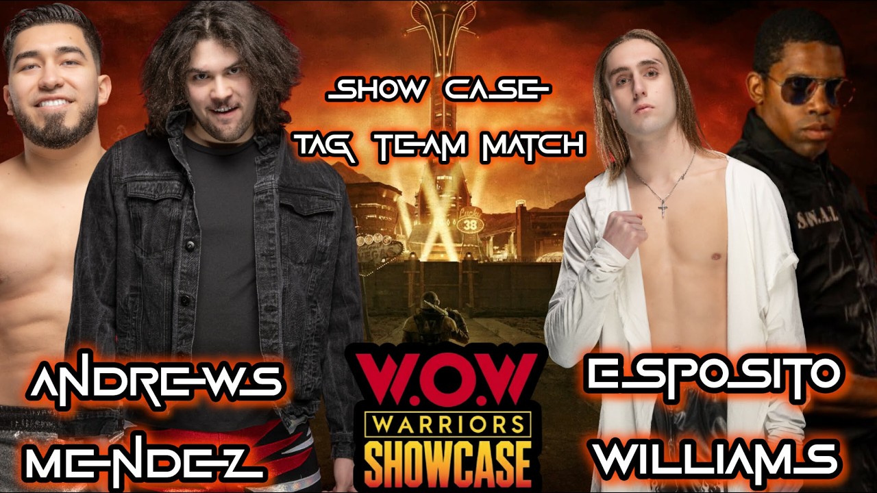 Warriors Showcase - Roger Mendez & Nick Andrews v Anthony Esposito & Andrew Williams background