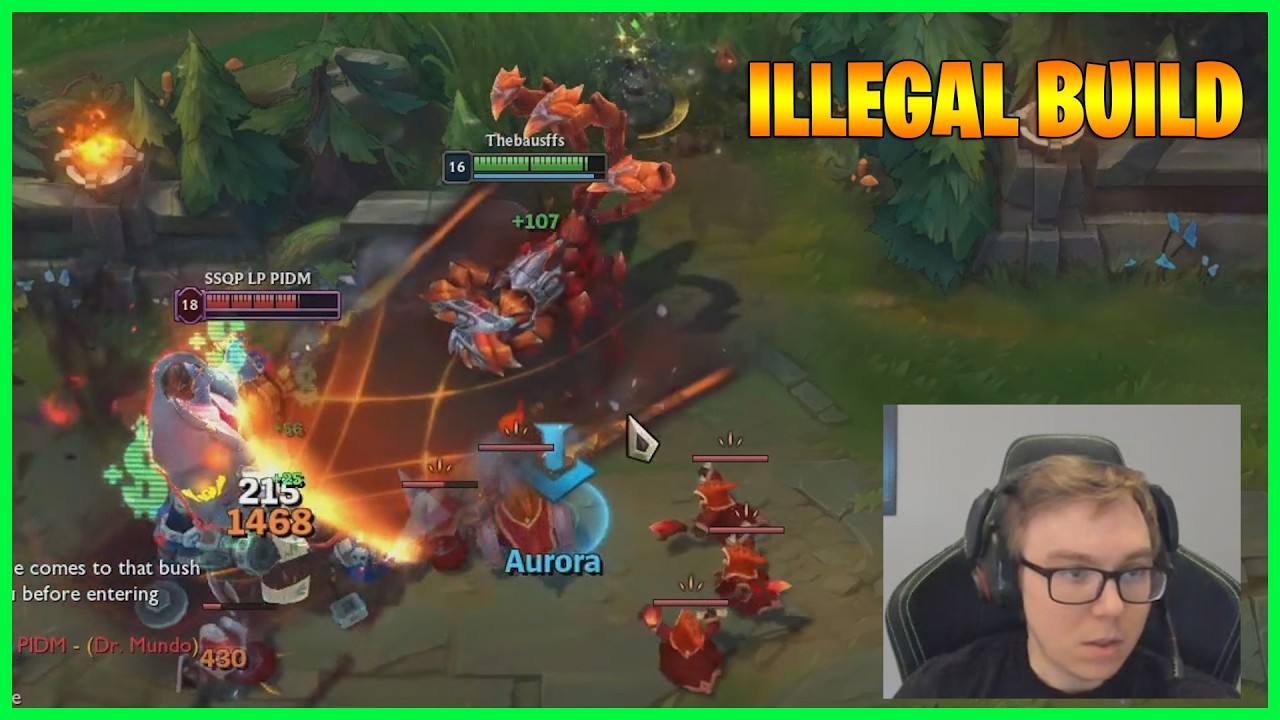 "The MOST ILLEGAL Skarner Build By Thebausffs...LoL Daily Moments Ep 3420 background