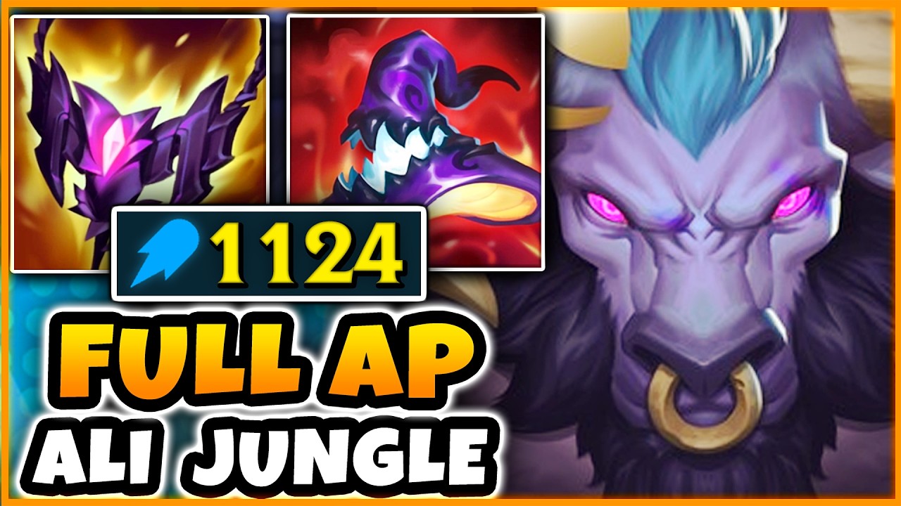 FULL AP ALISTAR JUNGLE IS FUN, 1 SHOT EVERYONE 1100+ AP background