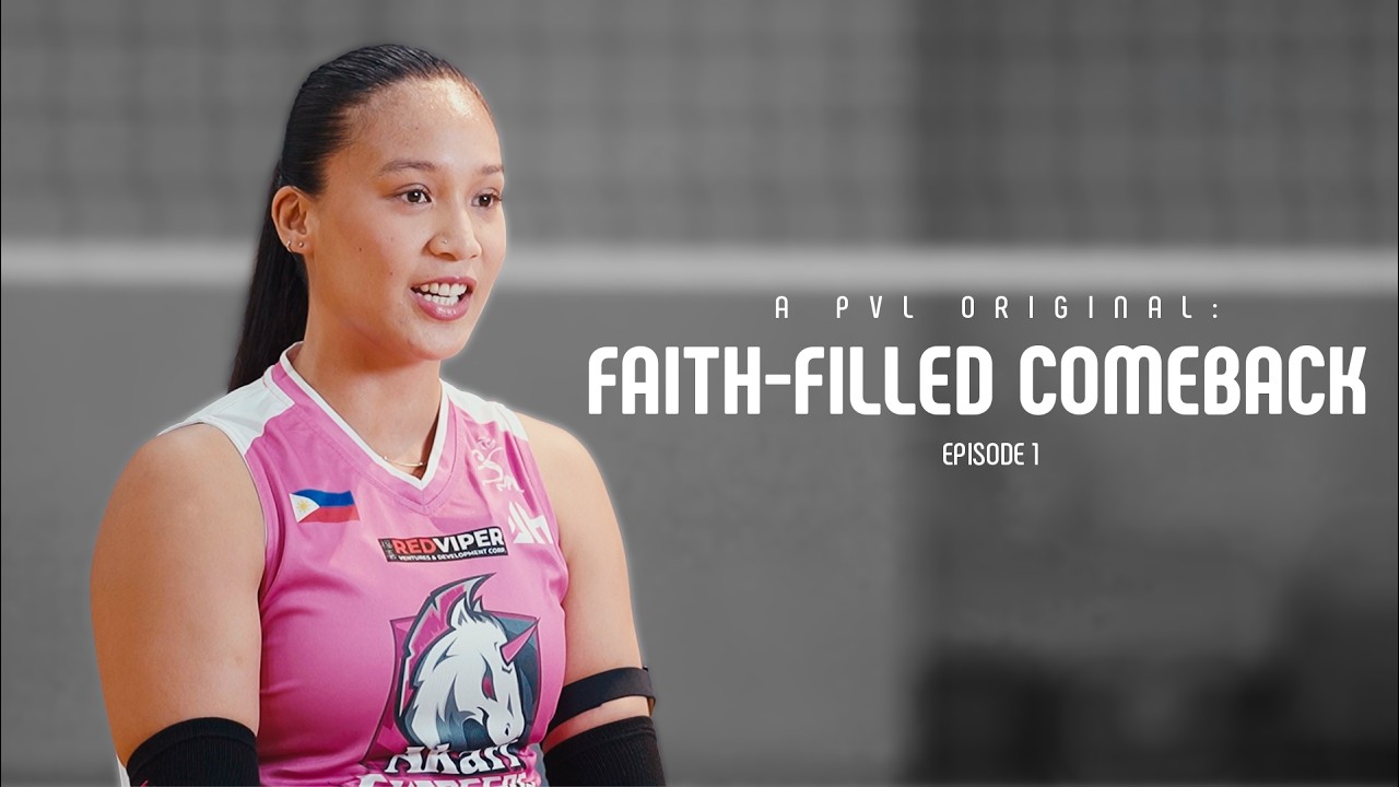 A Faith-Filled Comeback | PVL Originals feat. Faith Nisperos background