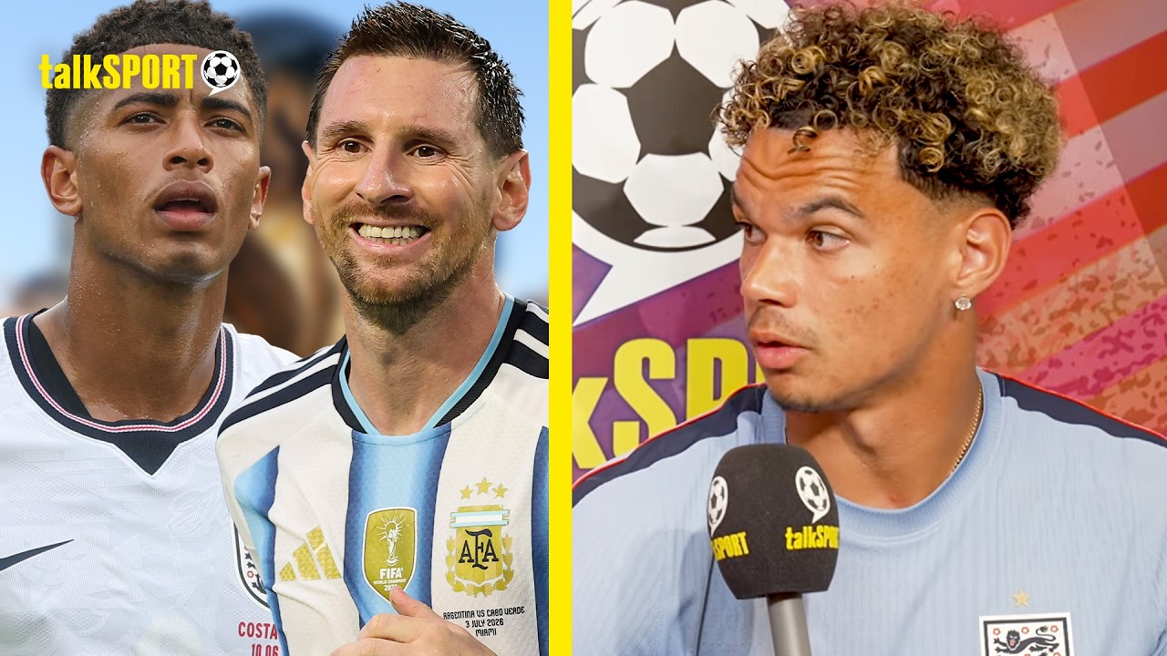 "Jude & Tuchel Are Winners" England's Nico O'Reilly talks Messi, Argentina & Winning World Cup! background