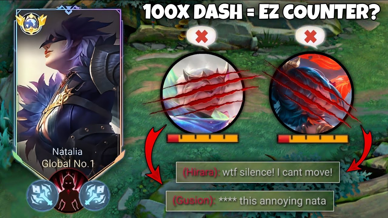 How to HARD-COUNTER These SLIPPERY ASSASSINS! πβοΈ | Natalia One Hit π₯ | MLBB background
