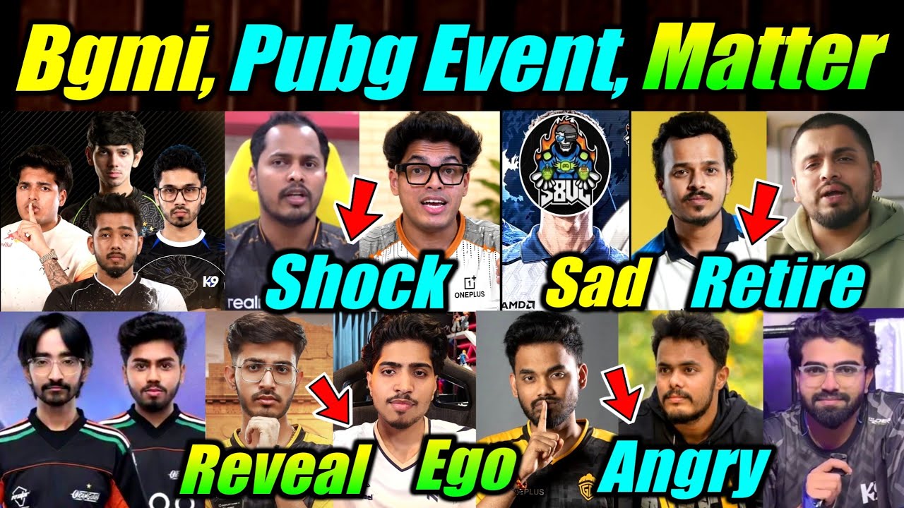 Pubg & Bgmi Tournament Detail 😮 Kronten on Jonathan, TAG Shocking 😳 Manya, Thug Sad, EWC, News background