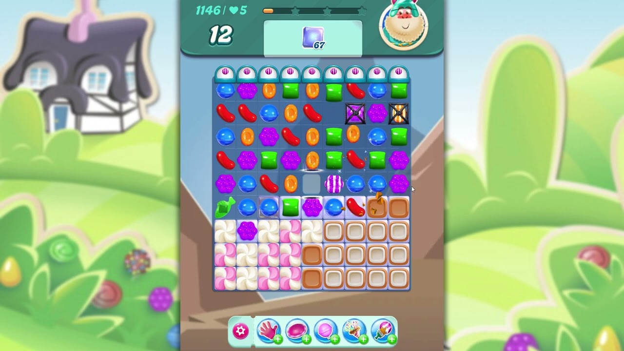 Candy Crush Saga Level 1146 background