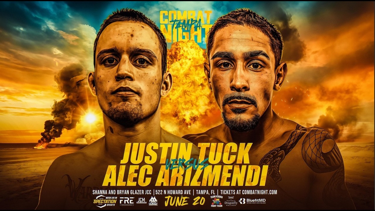 Justin Tuck vs. Alec Arizmendi - Combat Night Tampa background