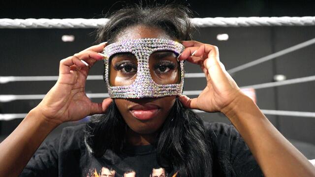 PC Athlete tries to come back from gruesome nose injury, sports flashy mask: WWE LFG backdrop