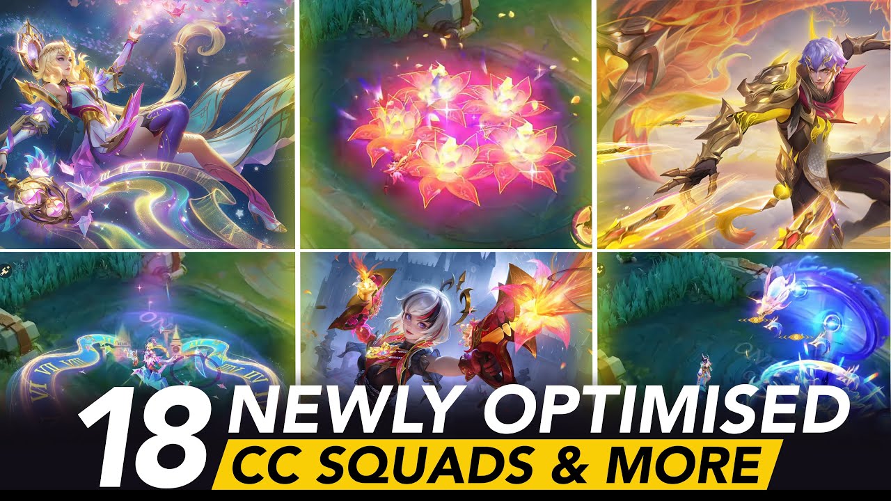 18 OPTIMISED NEW SKINS| DRAGON SQUADS| ZHUXIN MOSKOV COLLECTOR| BEATRIX SUYOU EPIC & MORE background