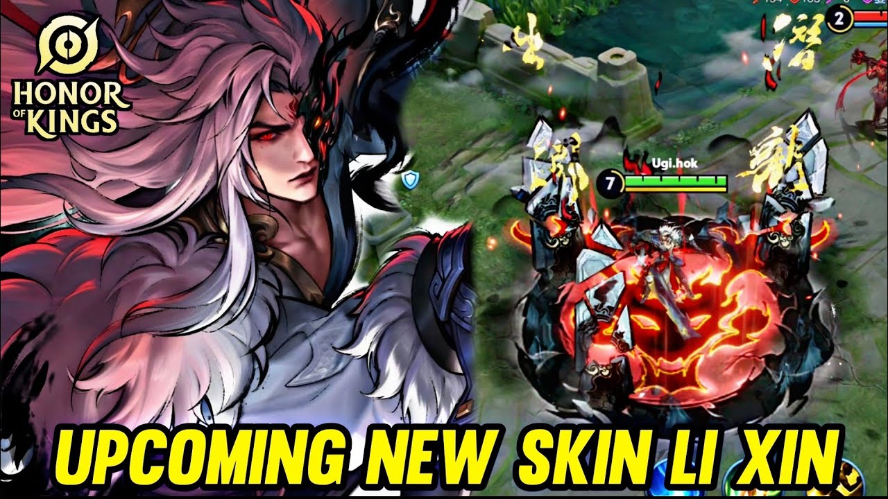 HOK : UPCOMING NEW SKIN LI XIN FLAWLESS | EFFECT REVIEW - HONOR OF KINGS background