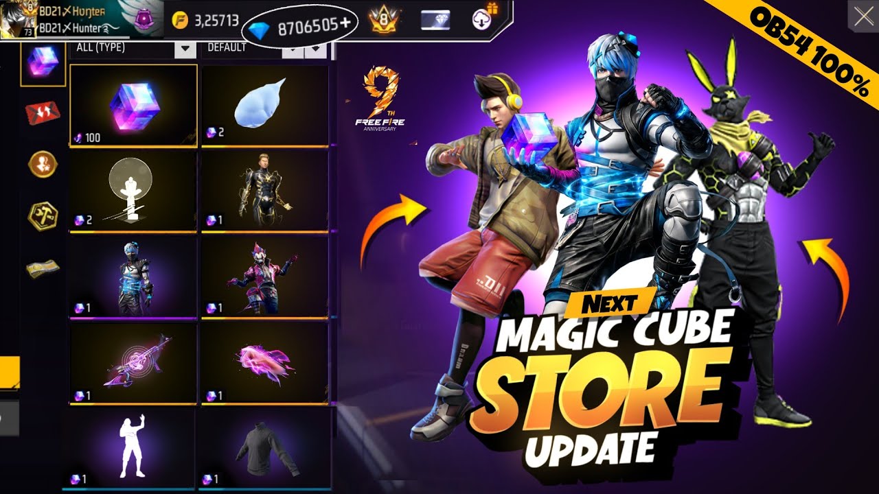 New Magic Cube Store Update Confirm Date |New Event Free Fire Bangladesh Server| Free Fire New Event background