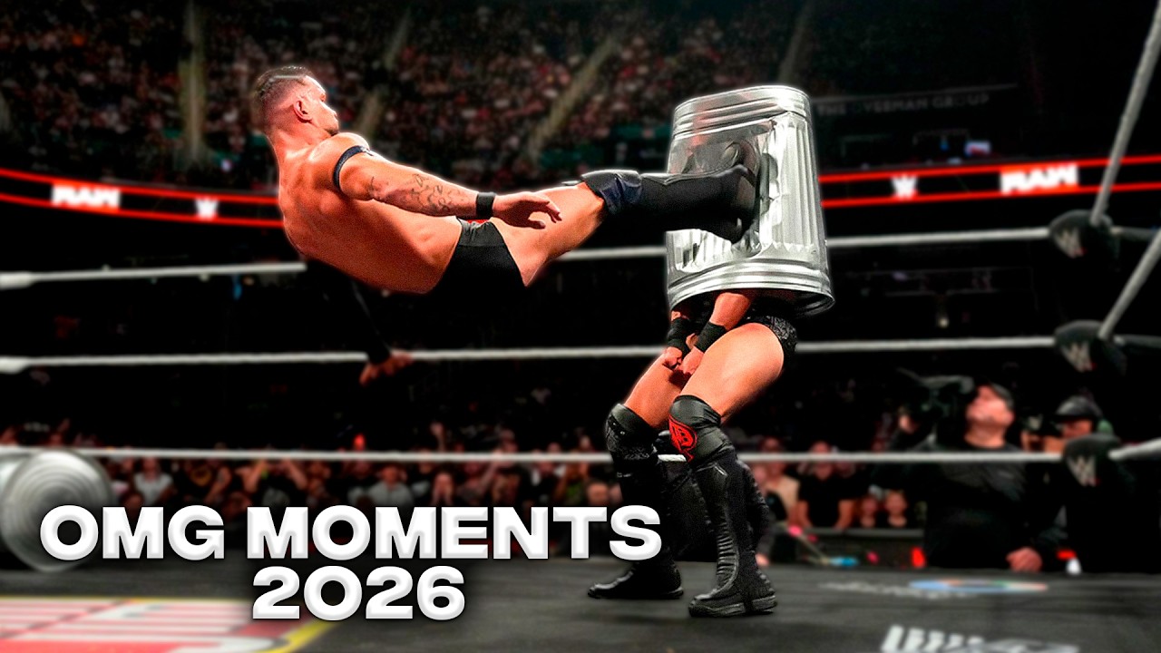 WWE OMG Moments Of 2026 Compilation | Part 1 background