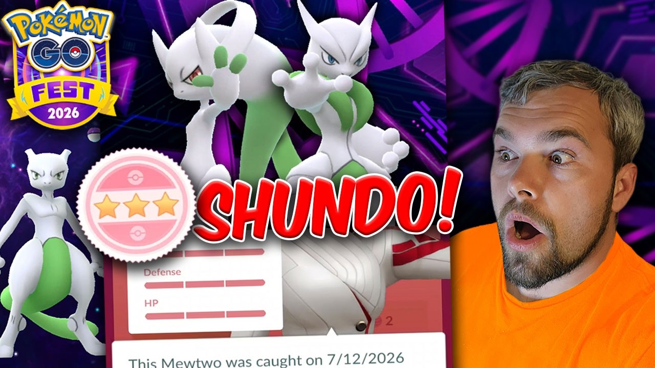 SHUNDO MEWTWO! My BEST Global GO Fest EVER! Day 2! background