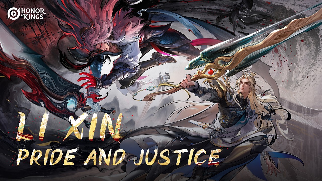 Pride and Justice Li Xin | Skin Showcase | Honor of Kings Indonesia background