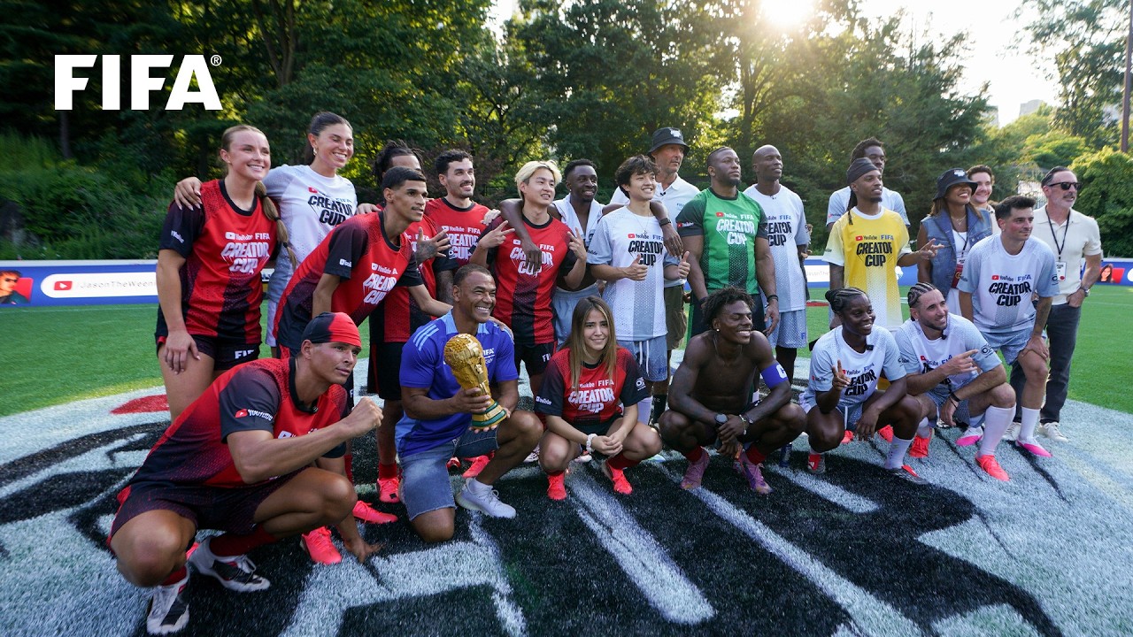 BEHIND-THE-SCENES: YouTube FIFA Creator Cup background