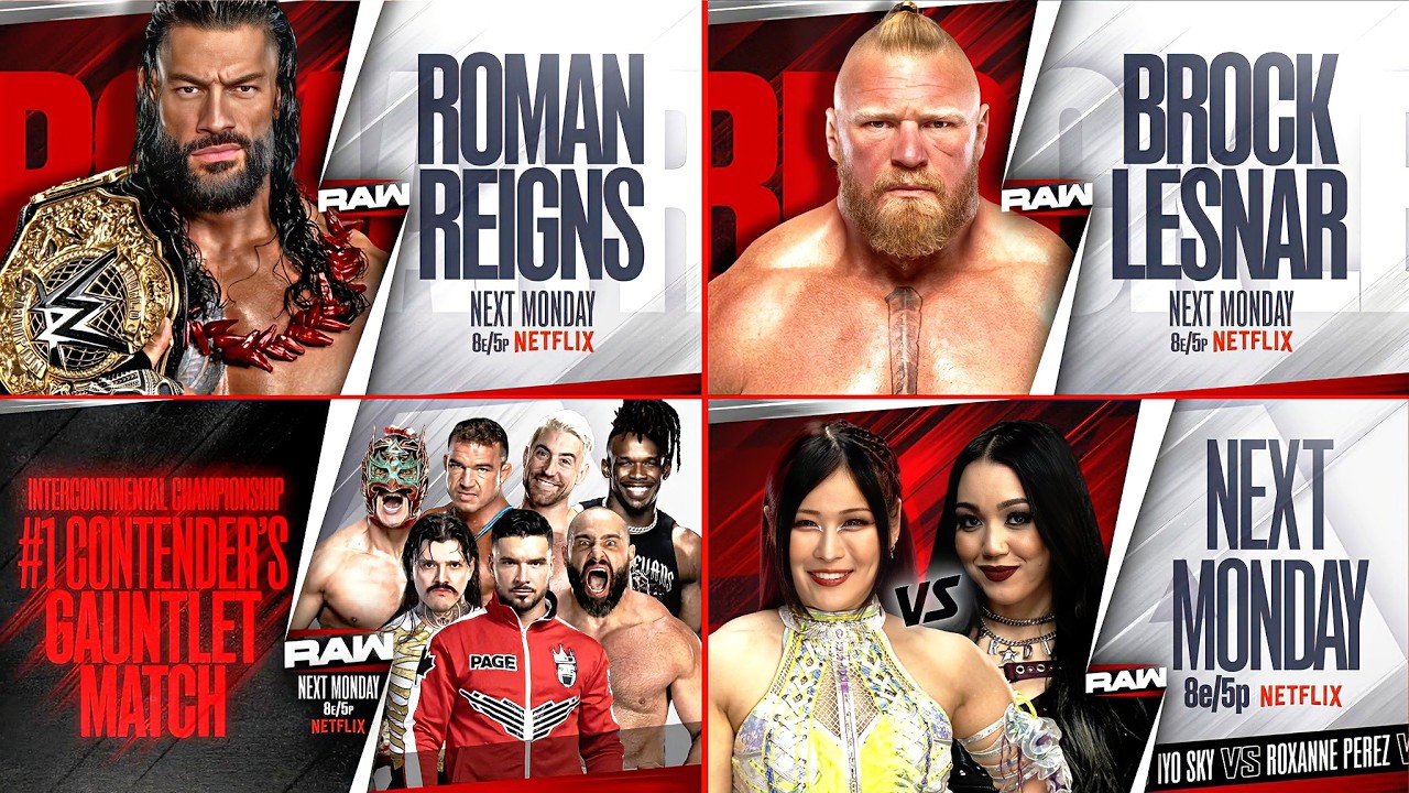 Brock Lesnar Returns! Roman Reigns Appears | WWE Raw July 13, 2026 Preview background