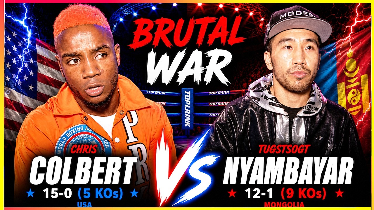 BRUTAL WAR That Shocked The World | Chris Colbert vs Tugstsogt Nyambayar background